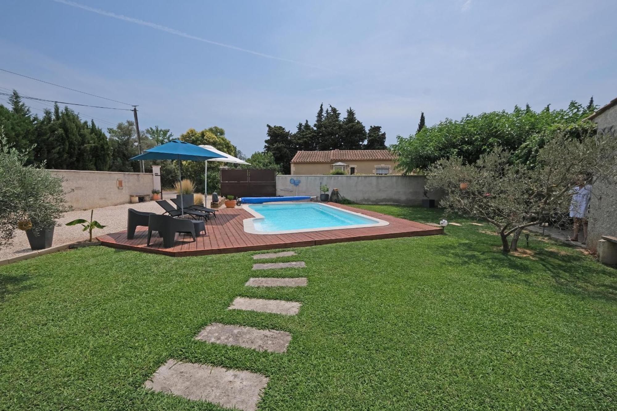 Very Pleasant House With Swimming Pool In Mouries, Near Les Baux De Provence In The Alpilles - 6 People Villa Bagian luar foto